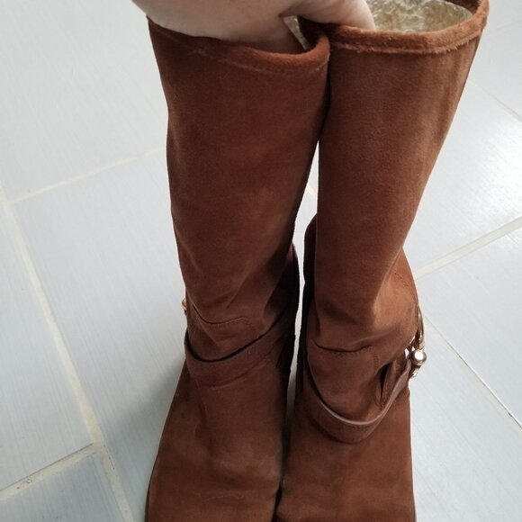 Coach Virtue Suede Boot Pull On 8 - Picture 7 of 12